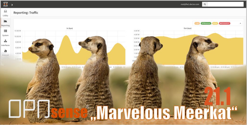 OPNsense® “Marvelous Meerkat” packed with improvements